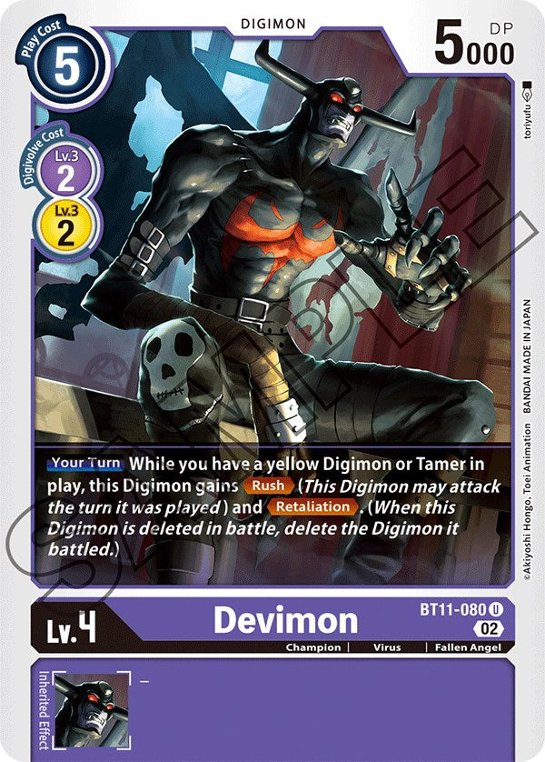 Devimon [BT11-080] [Dimensional Phase] | Clutch Gaming