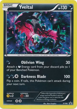 Yveltal (XY06) (Jumbo Card) [XY: Black Star Promos] | Clutch Gaming