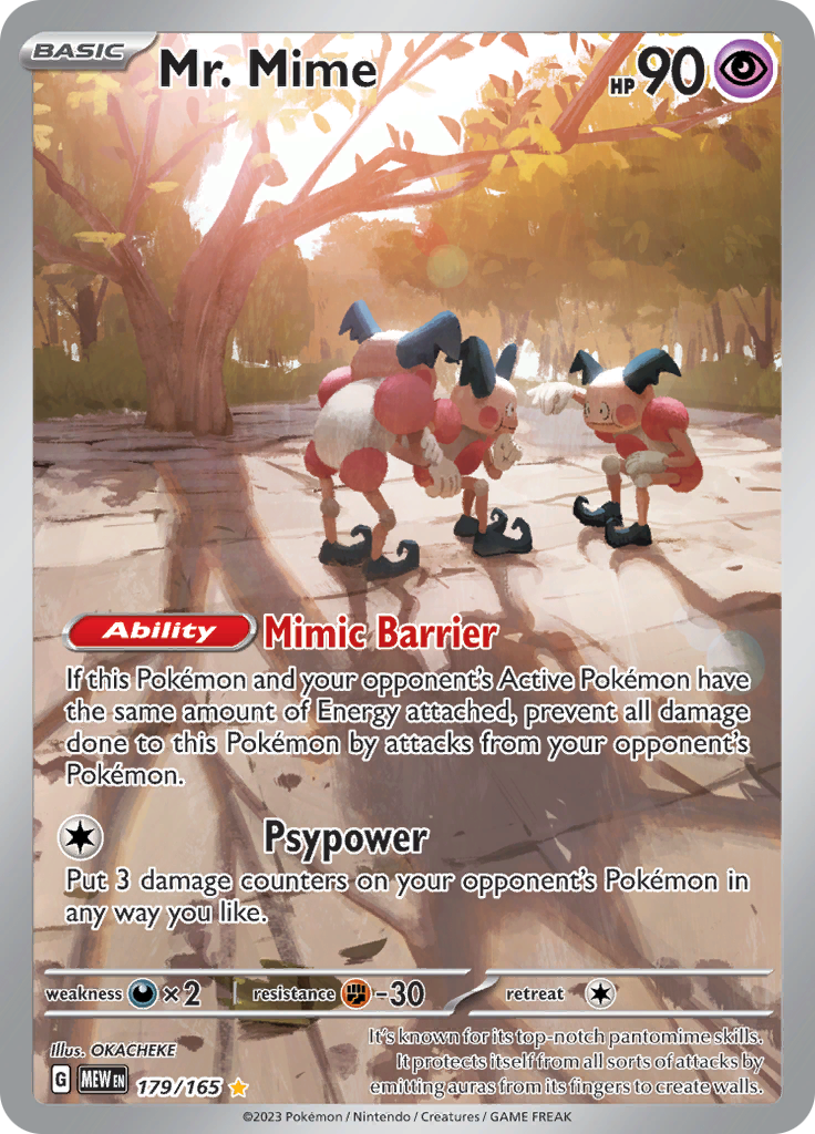 Mr. Mime (179/165) [Scarlet & Violet: 151] | Clutch Gaming