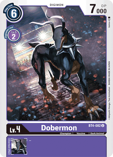 Dobermon [BT4-082] [Great Legend] | Clutch Gaming