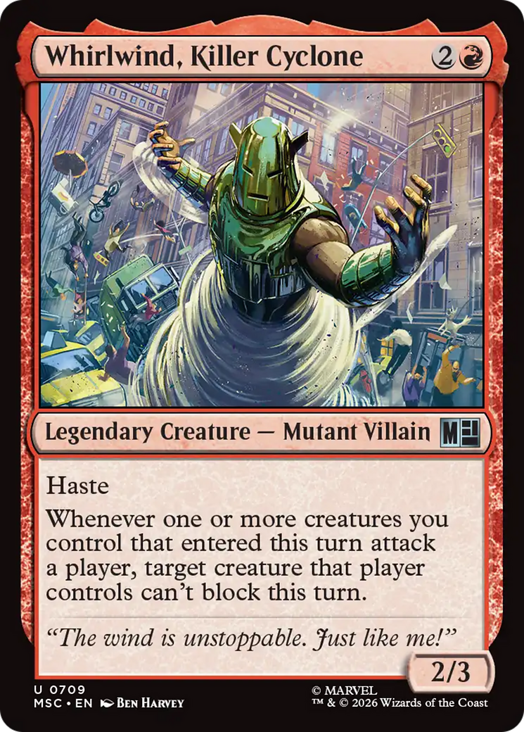 Whirlwind, Killer Cyclone [Marvel Super Heroes Commander] | Clutch Gaming