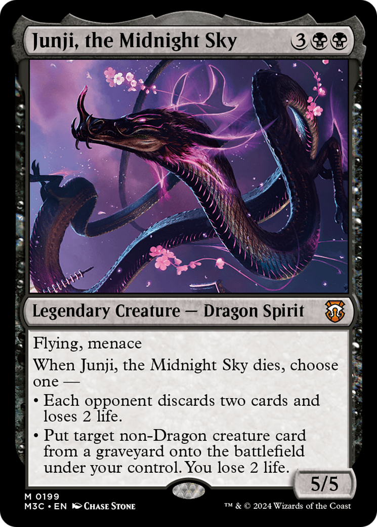 Junji, the Midnight Sky (Ripple Foil) [Modern Horizons 3 Commander] | Clutch Gaming