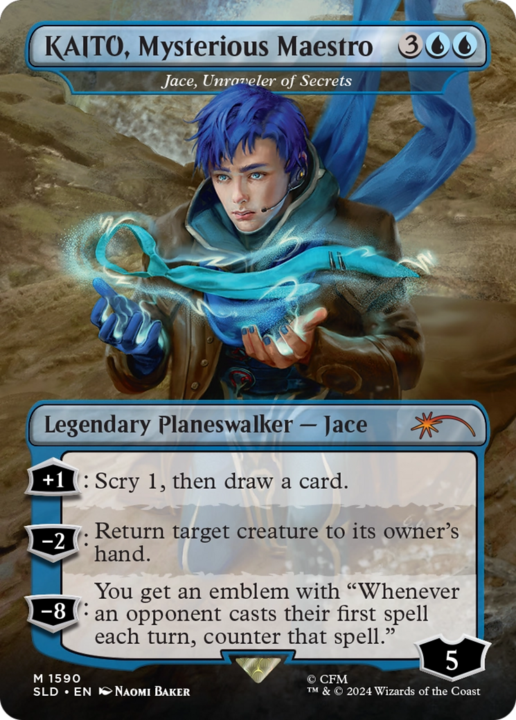 KAITO, Mysterious Maestro - Jace, Unraveler of Secrets [Secret Lair Drop Series] | Clutch Gaming