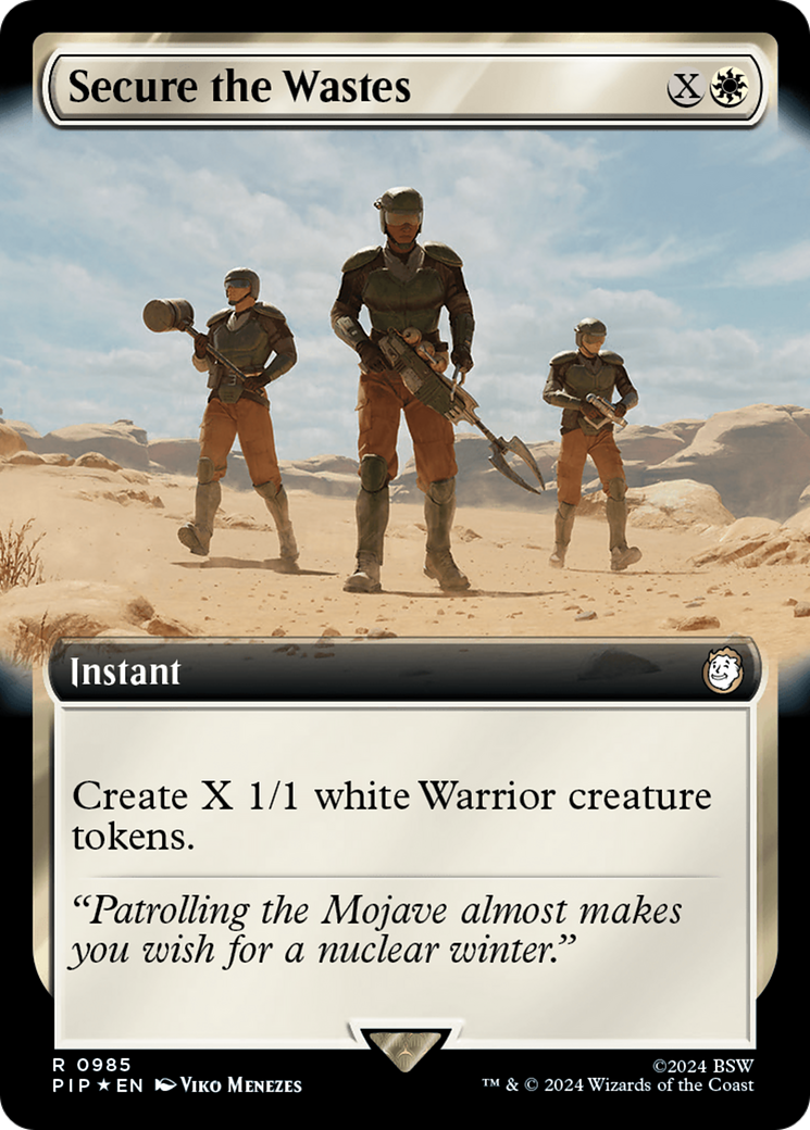 Secure the Wastes (Extended Art) (Surge Foil) [Fallout] | Clutch Gaming