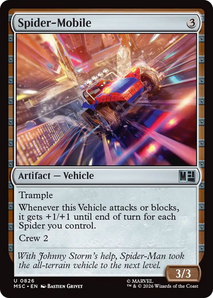 Spider-Mobile [Marvel Super Heroes Commander] | Clutch Gaming