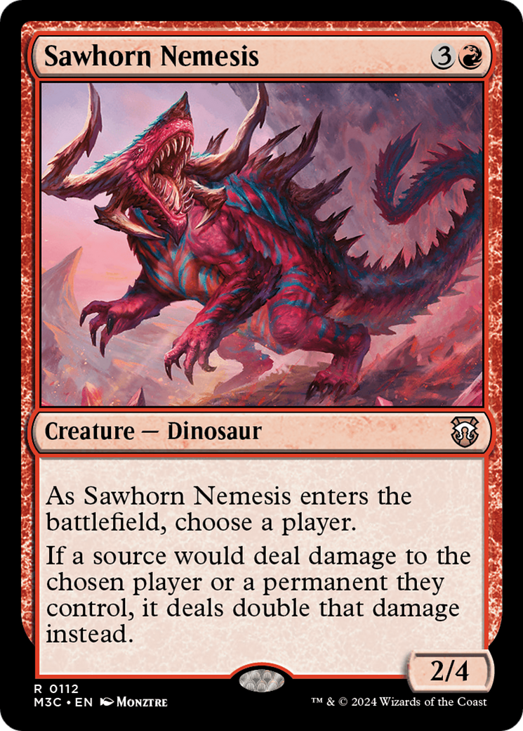 Sawhorn Nemesis [Modern Horizons 3 Commander] | Clutch Gaming