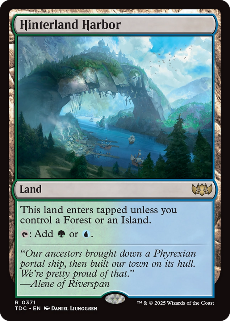 Hinterland Harbor [Tarkir: Dragonstorm Commander] | Clutch Gaming