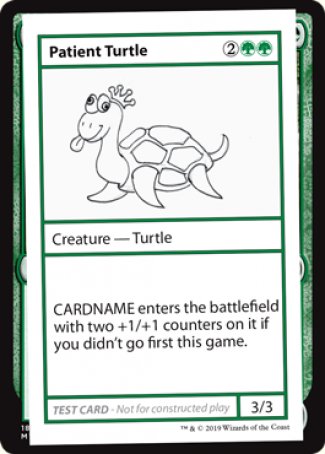 Patient Turtle (2021 Edition) [Mystery Booster Playtest Cards] | Clutch Gaming