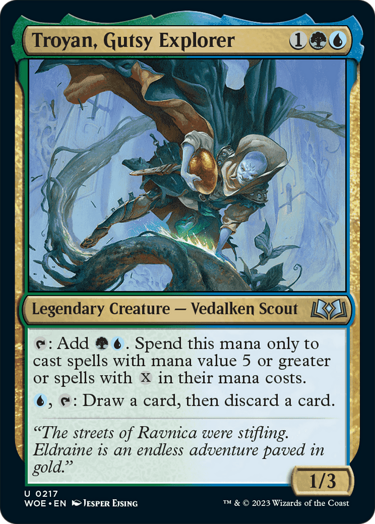 Troyan, Gutsy Explorer [Wilds of Eldraine] | Clutch Gaming