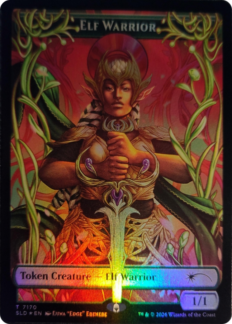 Elf Warrior Token (7170) [Secret Lair Drop Series] | Clutch Gaming
