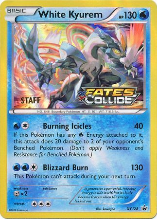 White Kyurem (XY128) (Staff) [XY: Black Star Promos] | Clutch Gaming