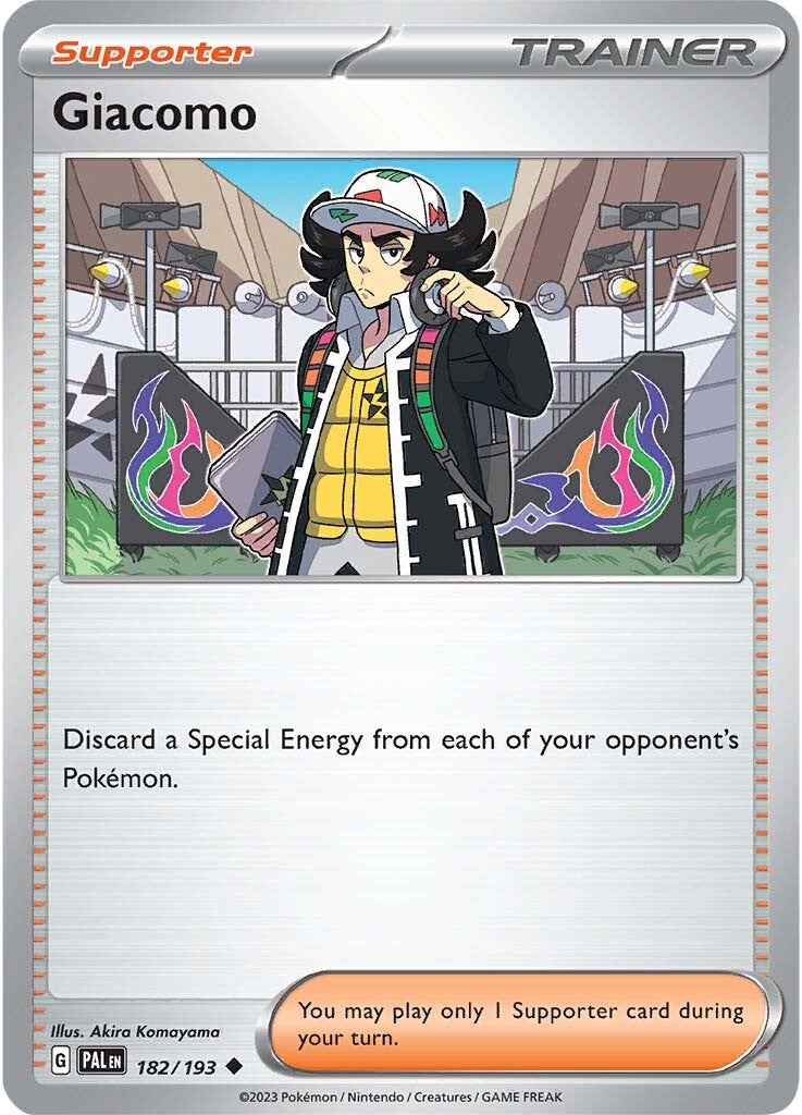 Giacomo (182/193) [Scarlet & Violet: Paldea Evolved] | Clutch Gaming