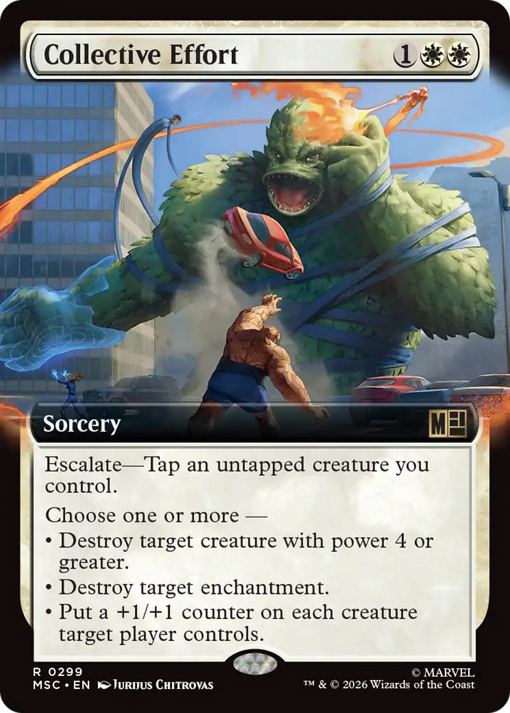 Collective Effort (Extended Art) [Marvel Super Heroes Commander] | Clutch Gaming