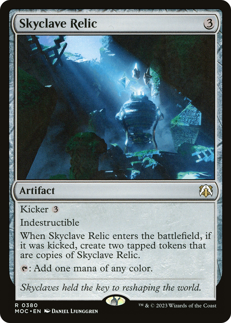 Skyclave Relic [March of the Machine Commander] | Clutch Gaming