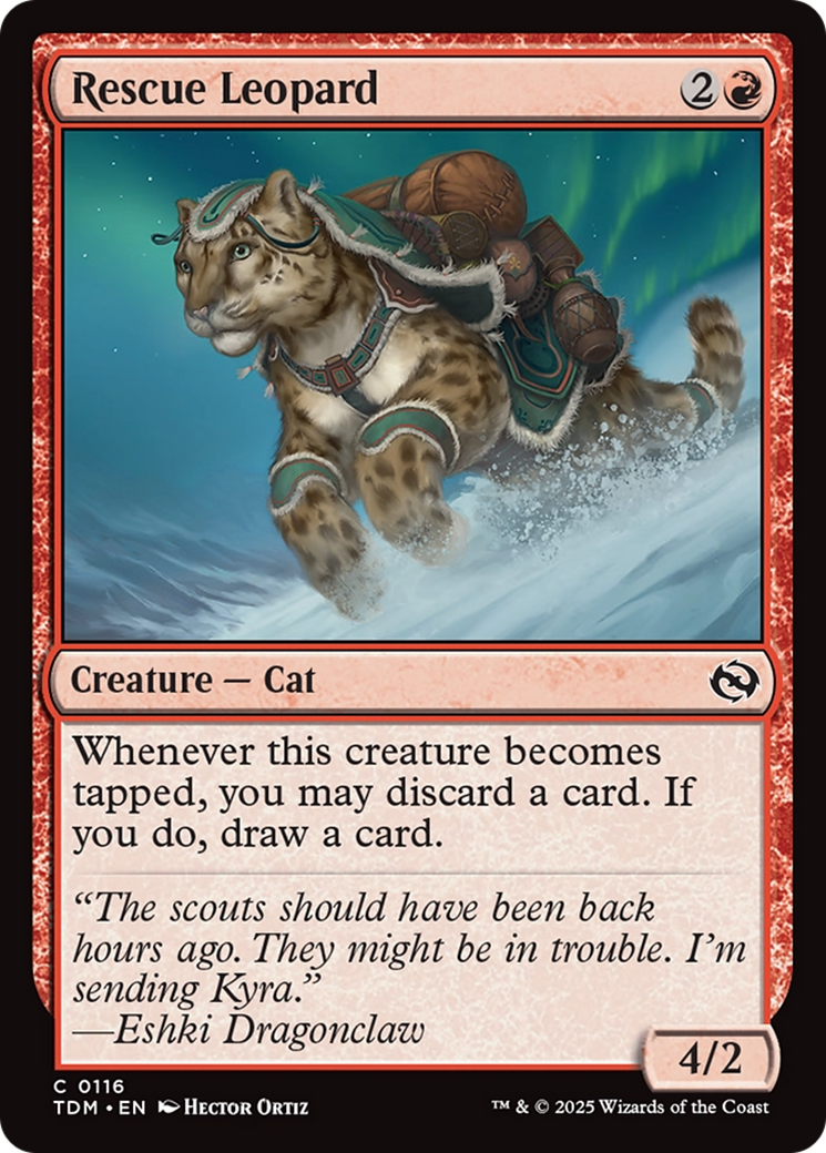 Rescue Leopard [Tarkir: Dragonstorm] | Clutch Gaming