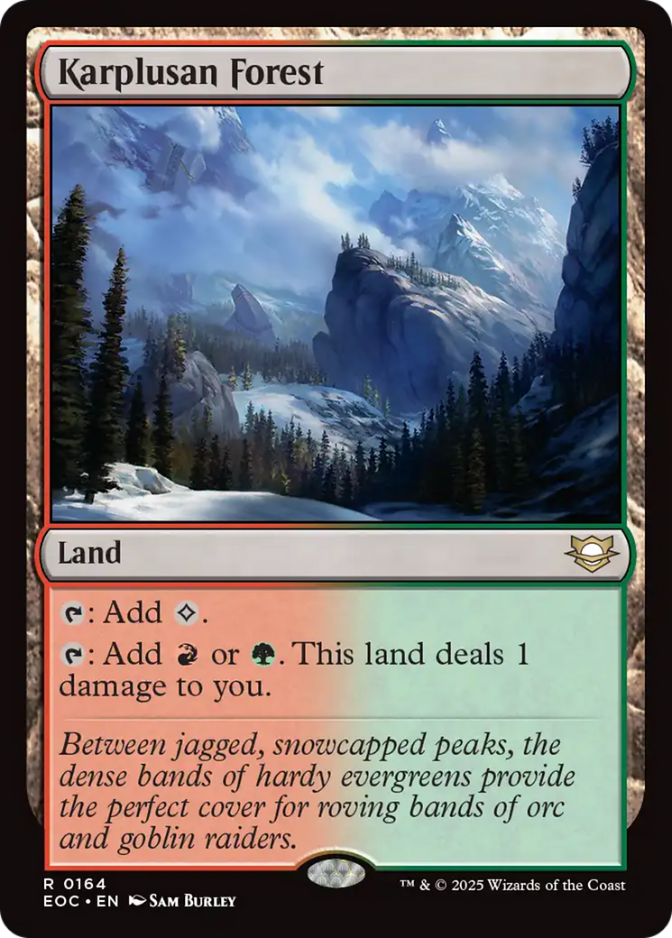 Karplusan Forest [Edge of Eternities Commander] | Clutch Gaming