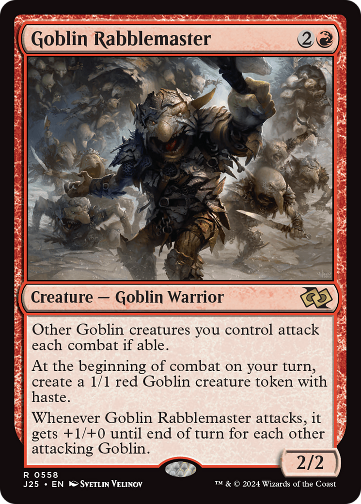 Goblin Rabblemaster [Foundations Jumpstart] | Clutch Gaming