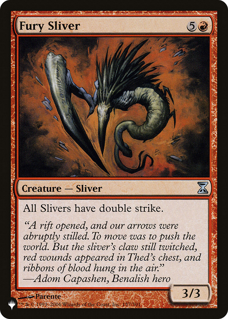 Fury Sliver [The List Reprints] | Clutch Gaming