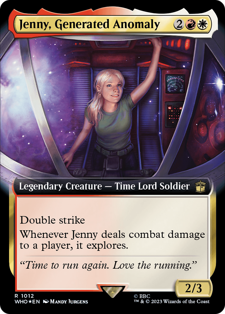 Jenny, Generated Anomaly (Extended Art) (Surge Foil) [Doctor Who] | Clutch Gaming