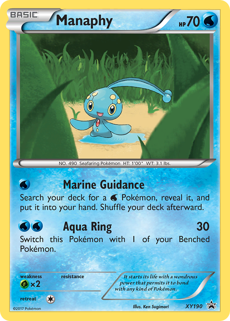 Manaphy (XY190) [XY: Black Star Promos] | Clutch Gaming