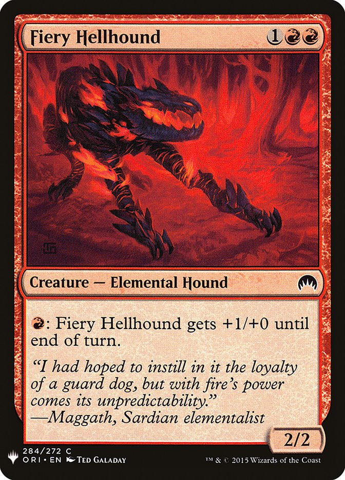 Fiery Hellhound [Mystery Booster] | Clutch Gaming