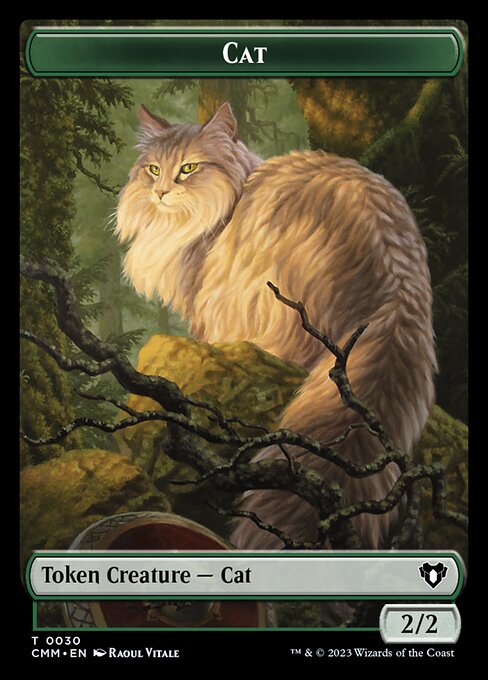 Eldrazi // Cat (0030) Double-Sided Token [Commander Masters Tokens] | Clutch Gaming