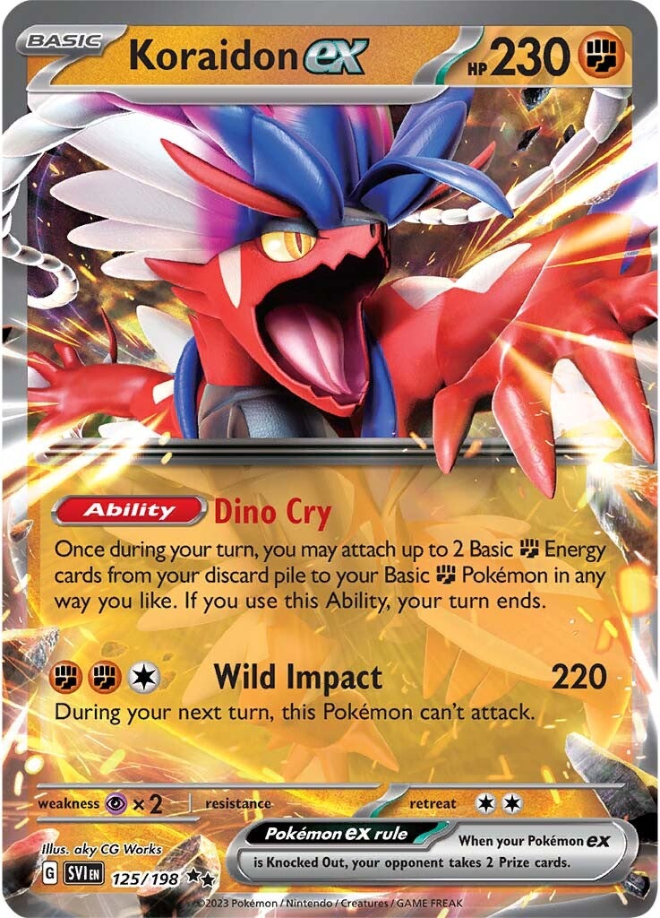 Koraidon ex (125/198) (Jumbo Card) [Scarlet & Violet: Base Set] | Clutch Gaming