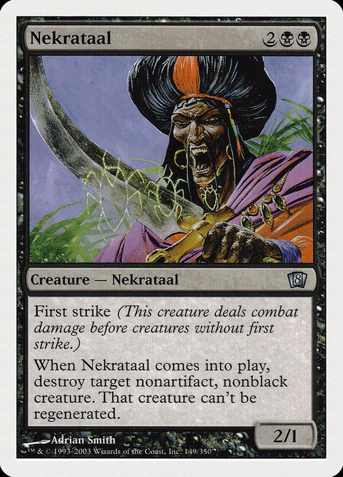 Nekrataal (8th Edition) [Oversize Cards] | Clutch Gaming