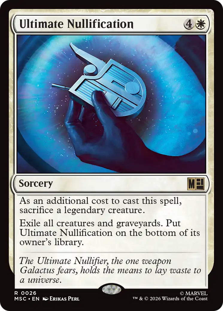 Ultimate Nullification (Surge Foil) [Marvel Super Heroes Commander] | Clutch Gaming