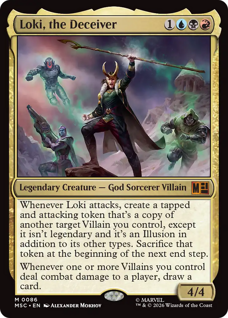 Loki, the Deceiver (Surge Foil) [Marvel Super Heroes Commander] | Clutch Gaming