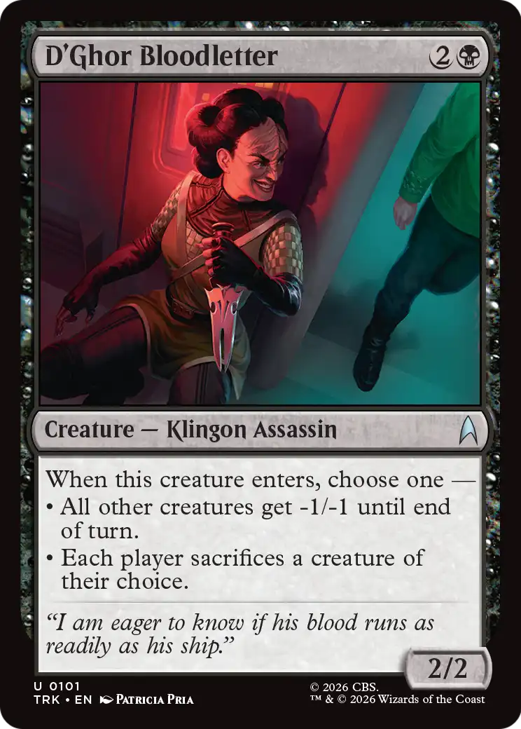 D'Ghor Bloodletter [Star Trek] | Clutch Gaming