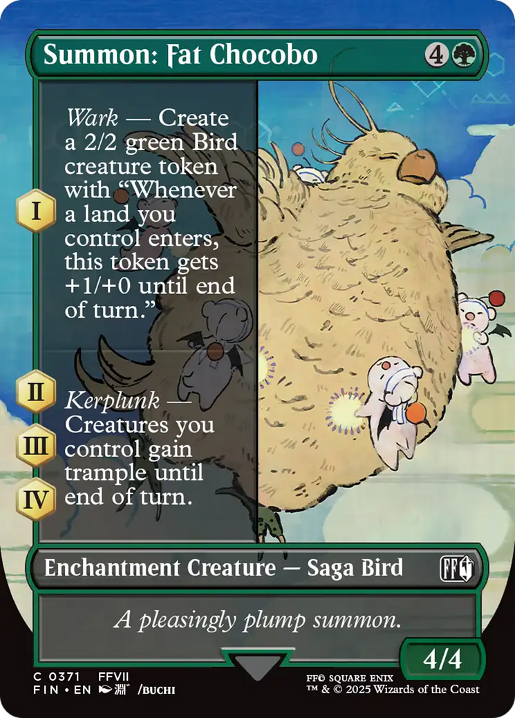 Summon: Fat Chocobo (Borderless) [FINAL FANTASY] | Clutch Gaming