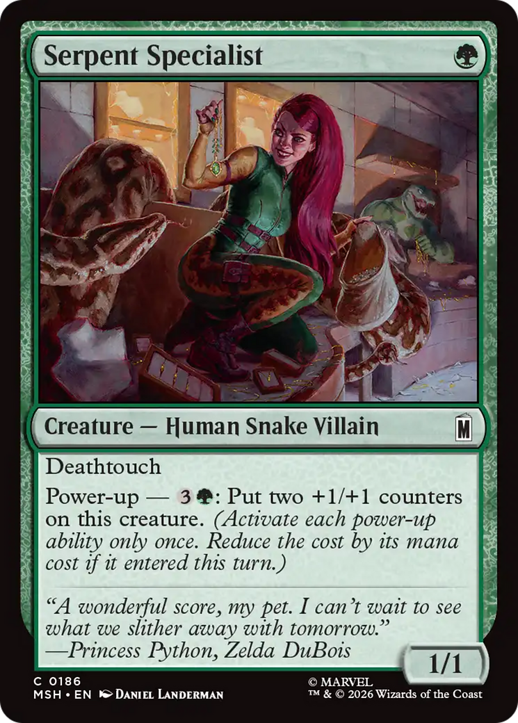Serpent Specialist [Marvel Super Heroes] | Clutch Gaming