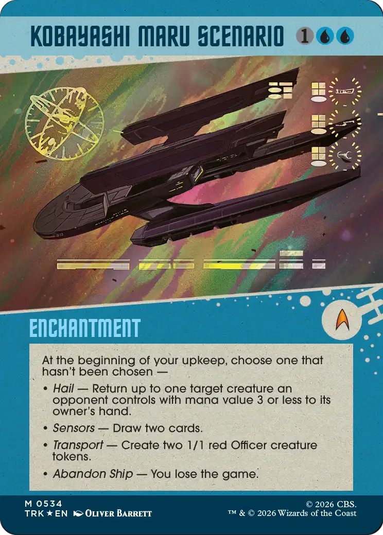 Kobayashi Maru Scenario (Showcase) (Surge Foil) [Star Trek] | Clutch Gaming