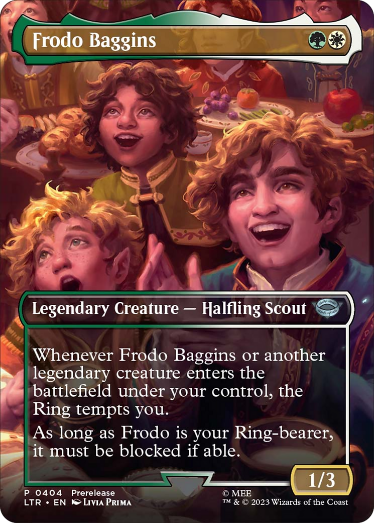 Frodo Baggins (Borderless Alternate Art) [The Lord of the Rings: Tales of Middle-Earth] | Clutch Gaming