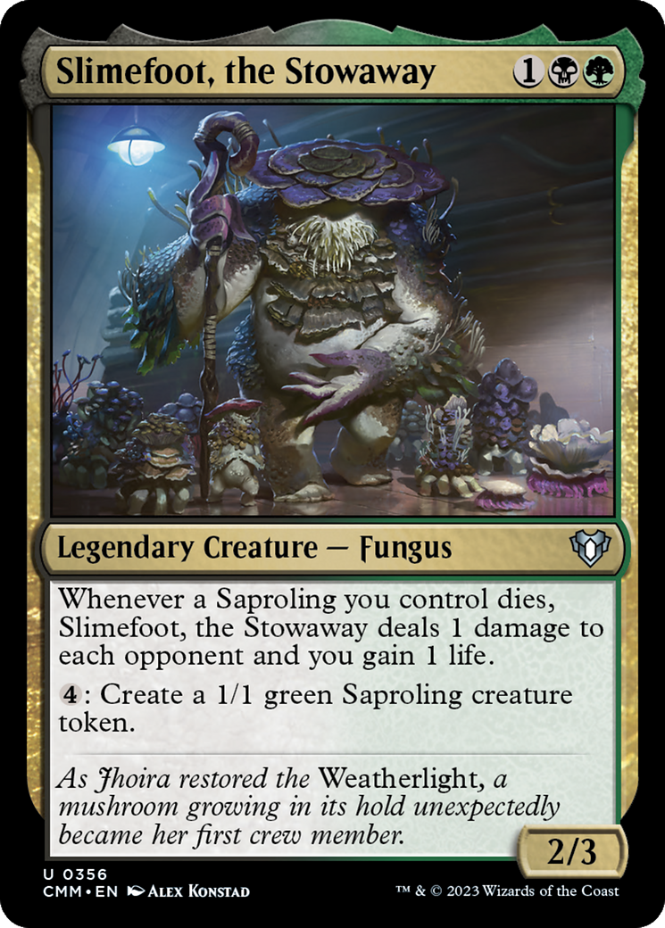 Slimefoot, the Stowaway [Commander Masters] | Clutch Gaming