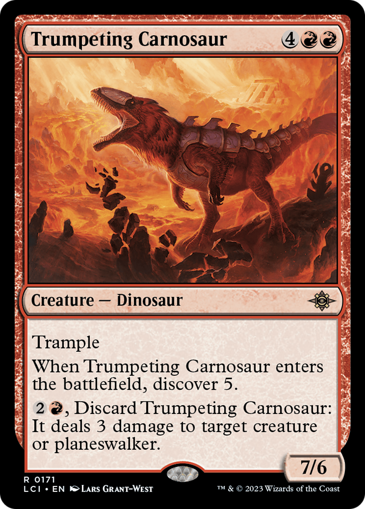 Trumpeting Carnosaur [The Lost Caverns of Ixalan] | Clutch Gaming