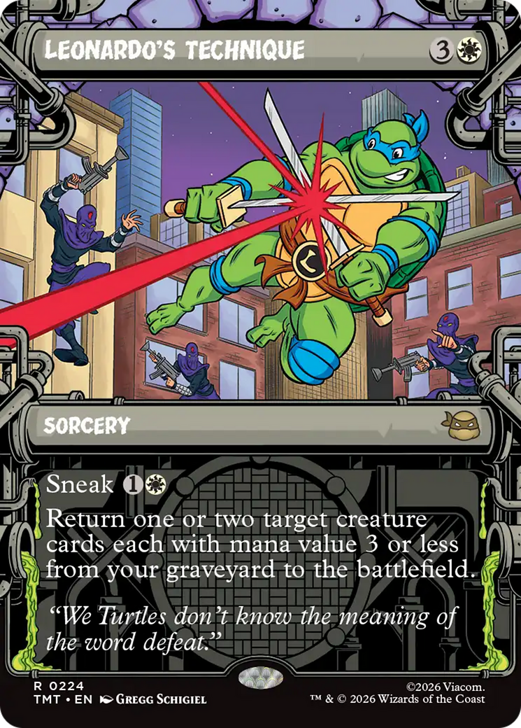 Leonardo's Technique (Showcase) [Teenage Mutant Ninja Turtles] | Clutch Gaming
