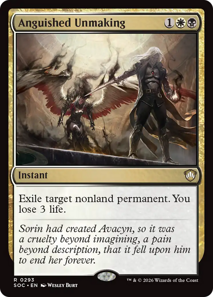 Anguished Unmaking [Secrets of Strixhaven Commander] | Clutch Gaming