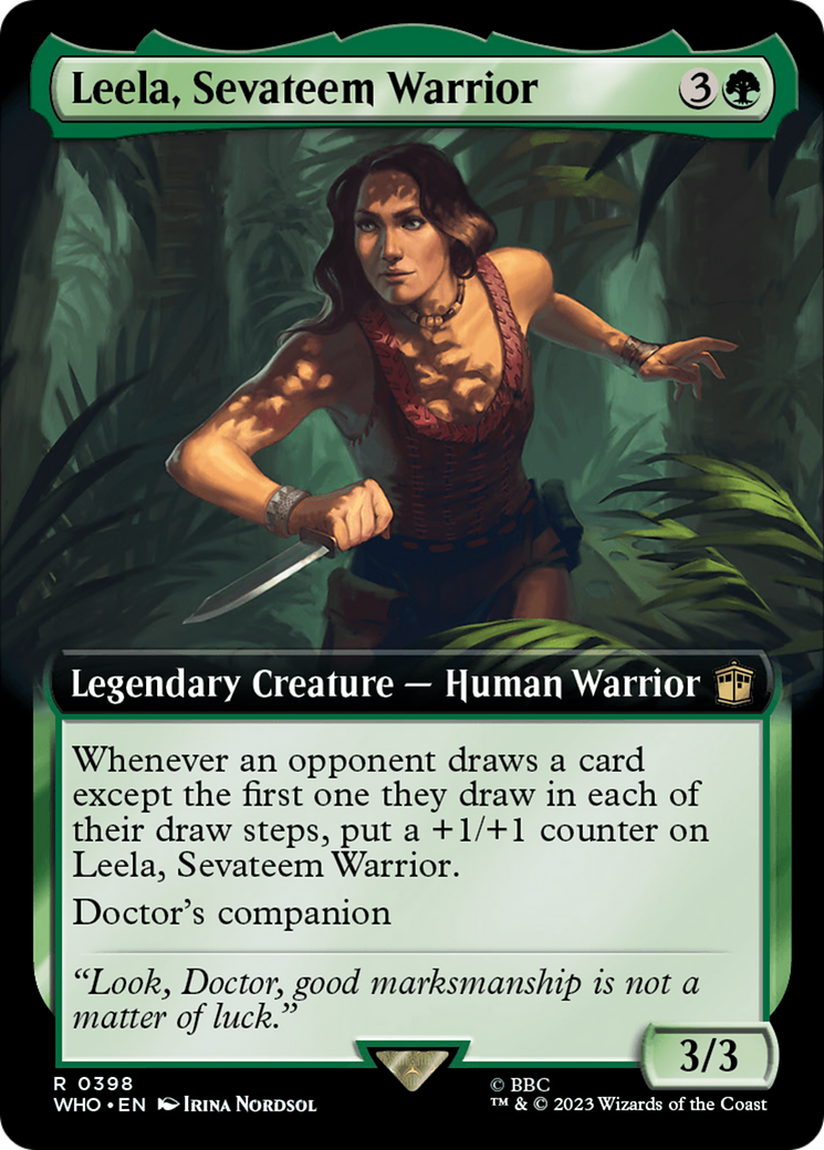 Leela, Sevateem Warrior (Extended Art) [Doctor Who] | Clutch Gaming