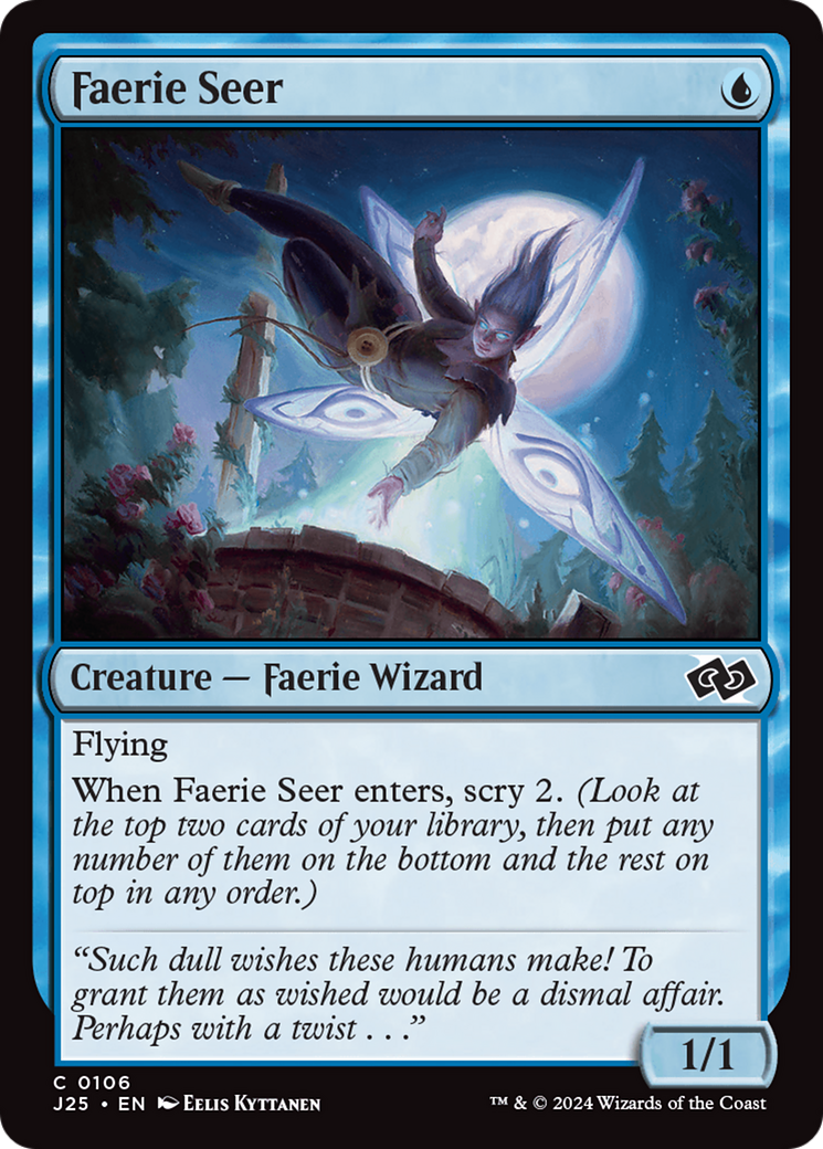 Faerie Seer [Foundations Jumpstart] | Clutch Gaming