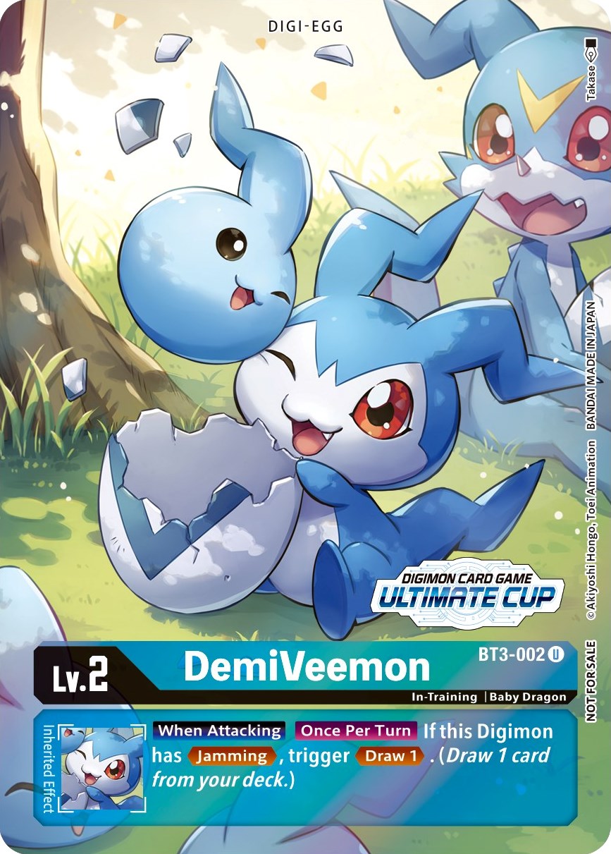 DemiVeemon [BT3-002] (April Ultimate Cup 2022) [Release Special Booster Promos] | Clutch Gaming