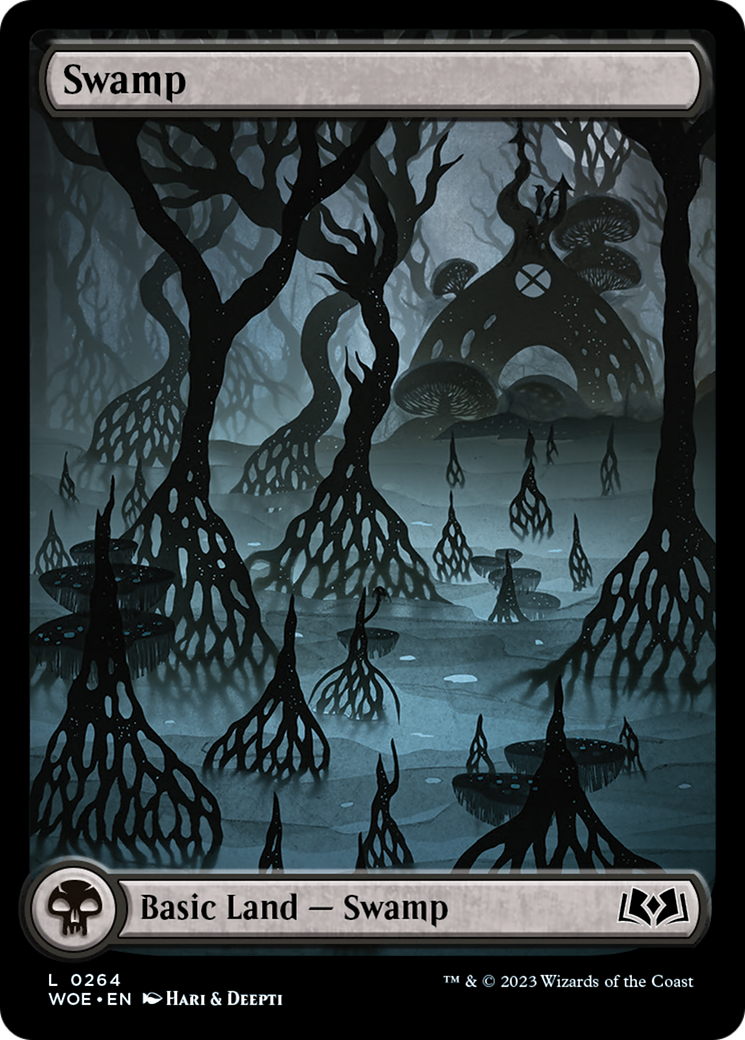 Swamp (264) (Full-Art) [Wilds of Eldraine] | Clutch Gaming