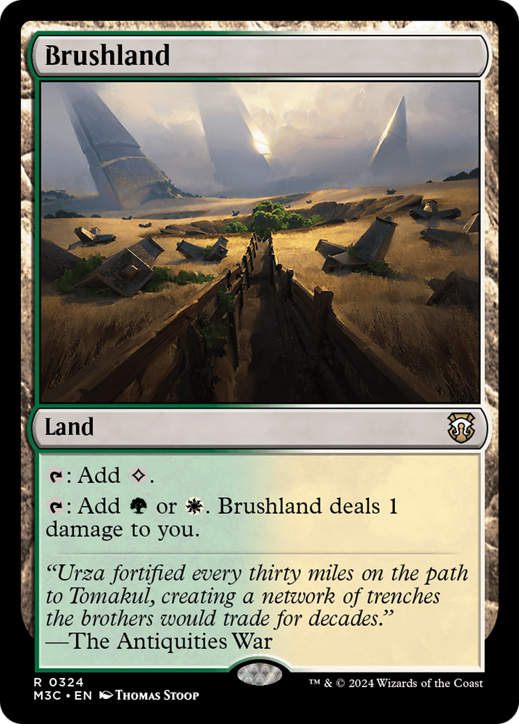 Brushland (Ripple Foil) [Modern Horizons 3 Commander] | Clutch Gaming