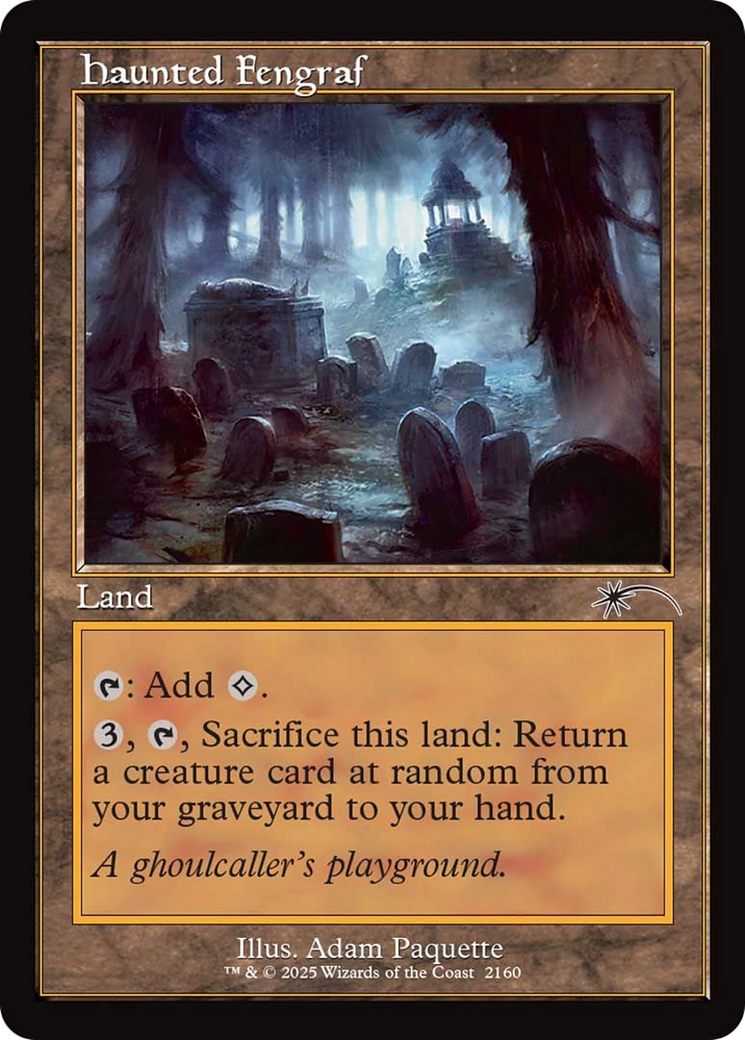 Haunted Fengraf (Retro Frame) [Secret Lair Drop Series] | Clutch Gaming