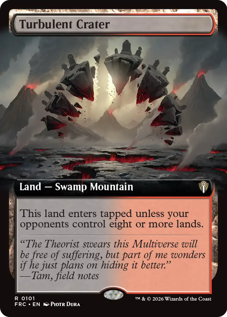 Turbulent Crater (Extended Art) [Reality Fracture Commander] | Clutch Gaming