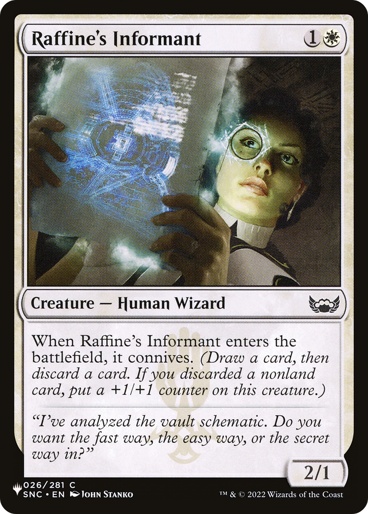 Raffine's Informant [The List Reprints] | Clutch Gaming