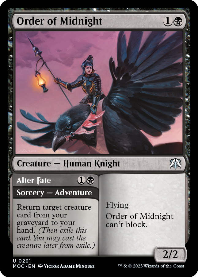 Order of Midnight // Alter Fate [March of the Machine Commander] | Clutch Gaming