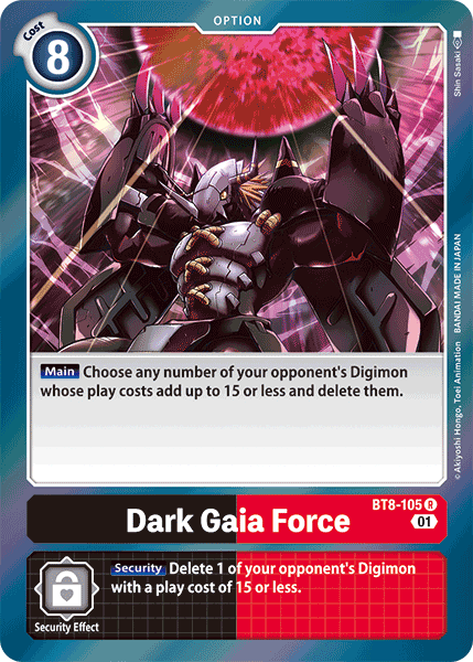 Dark Gaia Force [BT8-105] [New Awakening] | Clutch Gaming