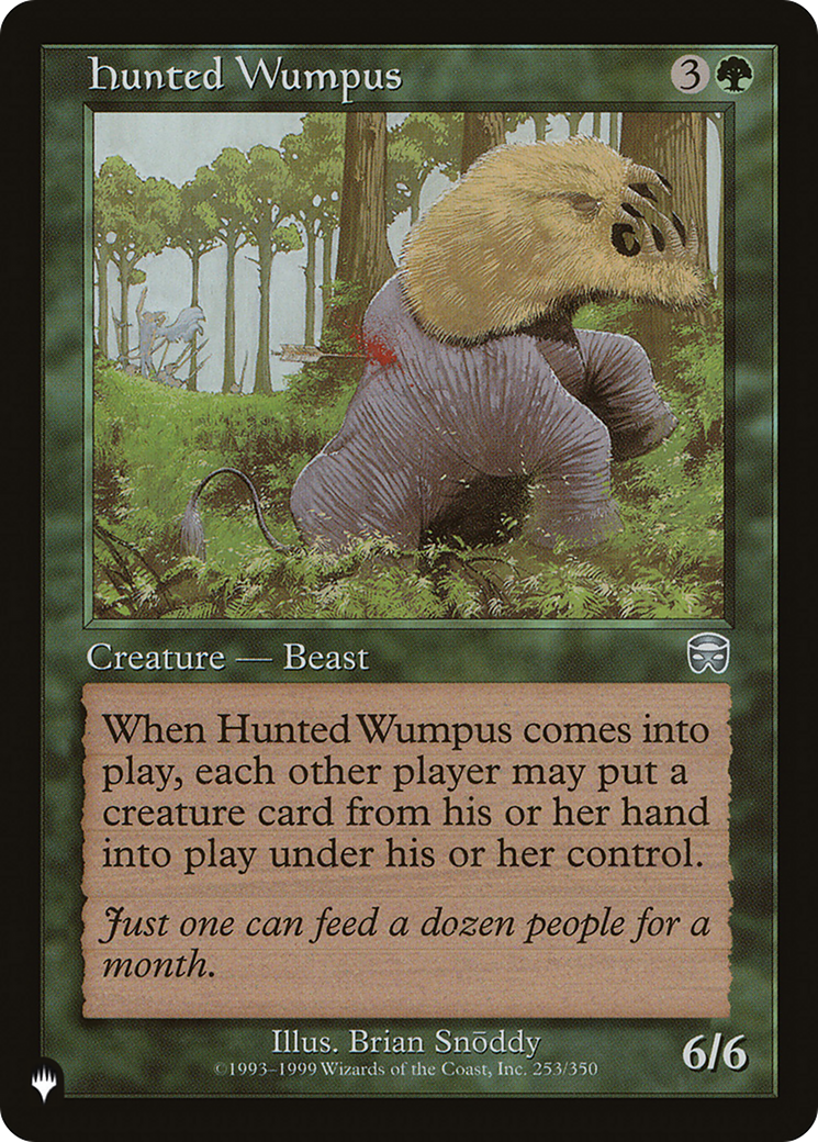 Hunted Wumpus [The List Reprints] | Clutch Gaming